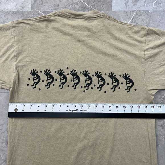 Vintage Kokopelli Graphic Tee Mens Large Native Aztec Southwest Short Sleeve - Picture 10 of 11